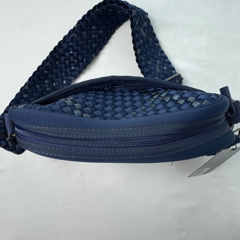HAUTE SHORE Navy Woven Crossbody Bag‎ - Picture 6 of 7